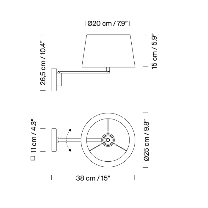Santa & Cole Americana 壁燈 - 潤舍．生活家居 Luxury Life