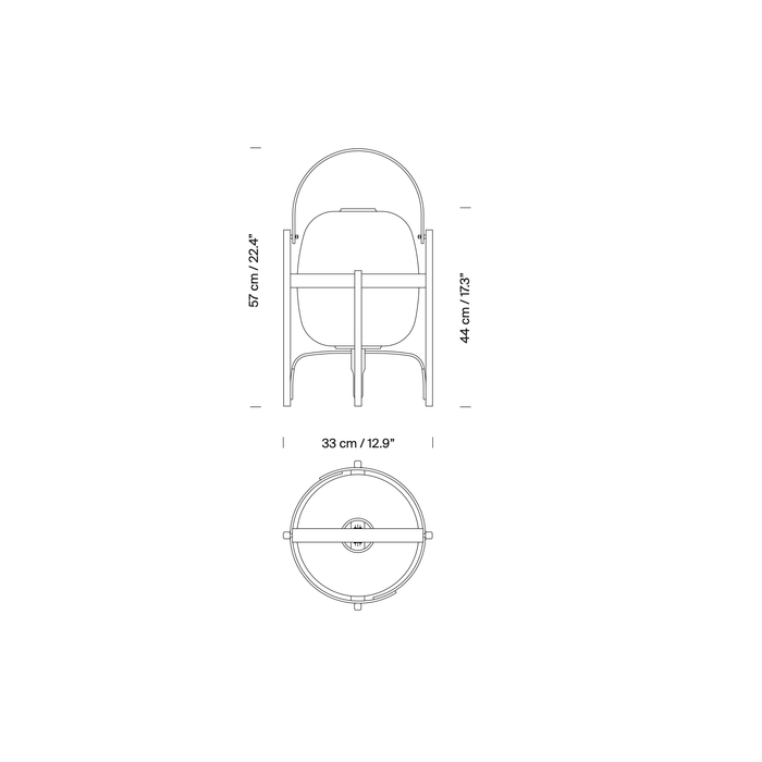 Santa & Cole Cesta Lamp 提籃桌燈 (大) - 潤舍．生活家居 Luxury Life