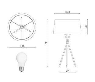 Santa & Cole Tripode G6 桌燈 - 潤舍．生活家居 Luxury Life