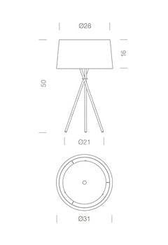Santa & Cole Tripode M3 桌燈 - 潤舍．生活家居 Luxury Life