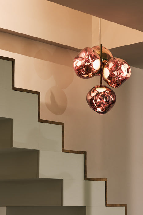 歐洲進口燈飾｜Tom Dixon 熔岩吊燈 Melt Chandelier 英國進口燈具家具品牌