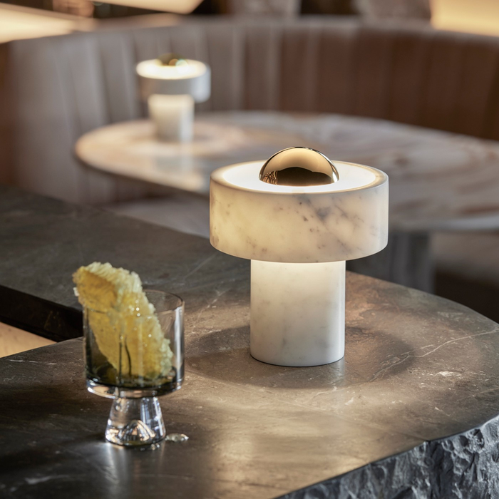 歐洲進口燈具｜Tom Dixon 石器充電式桌燈 Stone Table Light Portable 