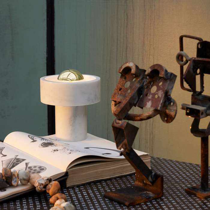 歐洲進口燈具｜Tom Dixon 石器充電式桌燈 Stone Table Light Portable 