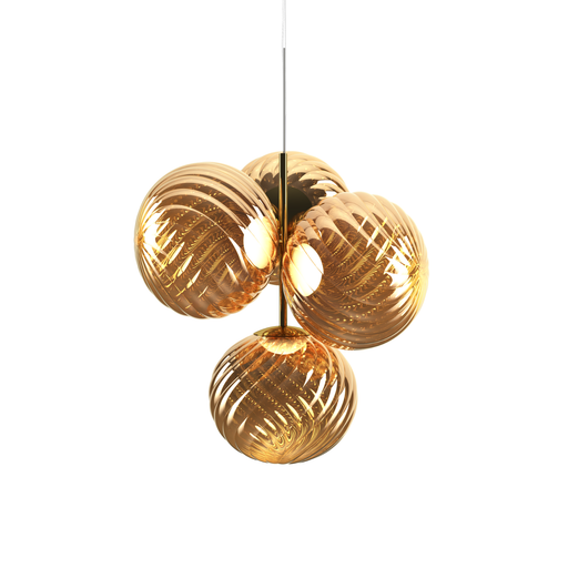 Tom Dixon Whirl Chandelier Mini 吊燈 - 潤舍．生活家居 Luxury Life