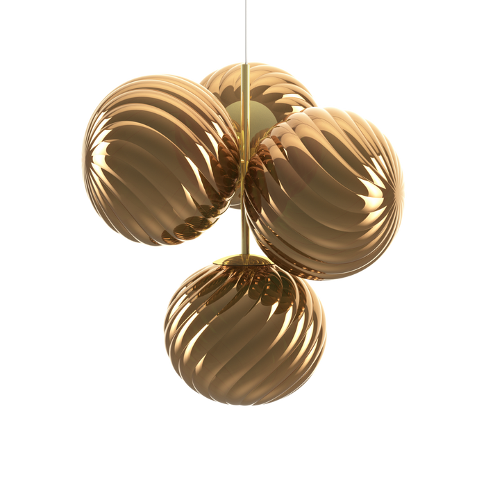 Tom Dixon Whirl Chandelier Small 吊燈 - 潤舍．生活家居 Luxury Life