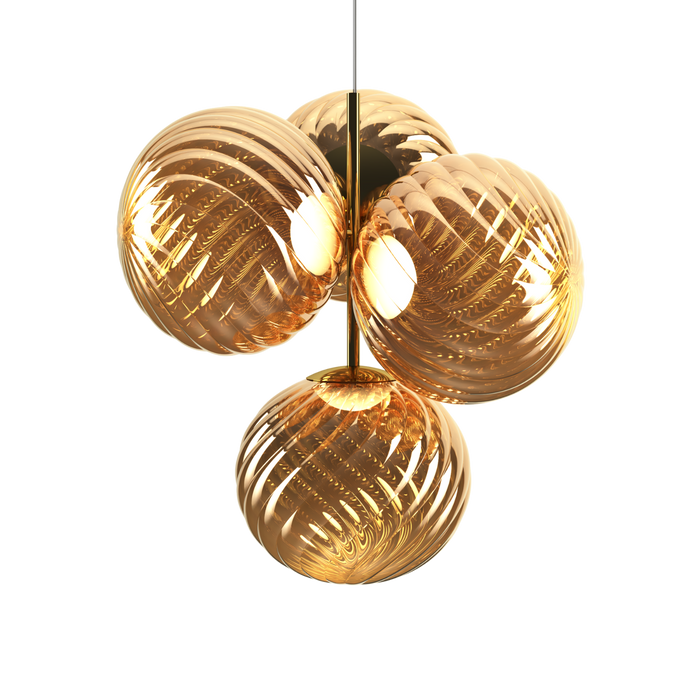 Tom Dixon Whirl Chandelier Small 吊燈 - 潤舍．生活家居 Luxury Life