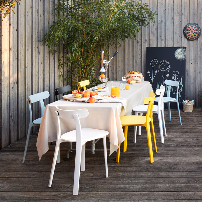 進口餐椅｜Vitra 塑形單椅  All Plastic Chair