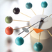 藝術掛鐘｜Vitra 彩色圓球壁鐘 Ball Wall Clock