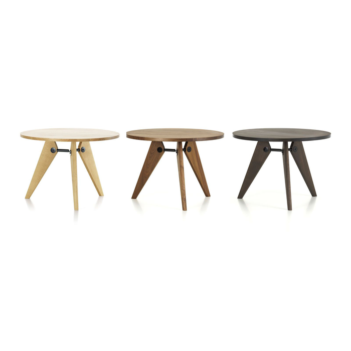 進口餐桌｜Vitra 三角實木餐桌 Gueridon Round Table
