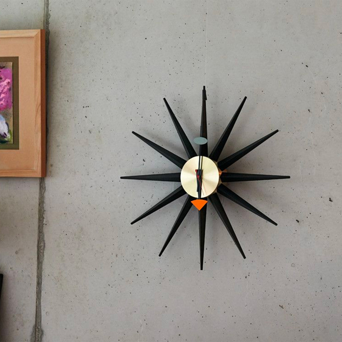 藝術掛鐘｜Vitra 旭日壁鐘 Sunburst Wall Clock  