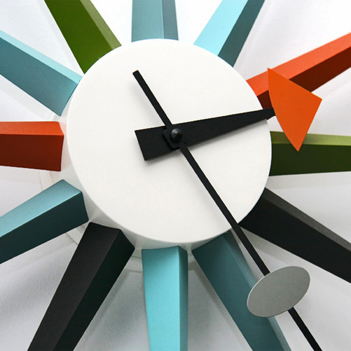 藝術掛鐘｜Vitra 旭日壁鐘 Sunburst Wall Clock  