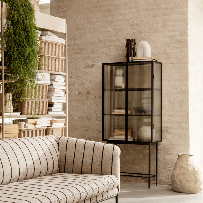 北歐進口家具 ferm LIVING Haze Vitrine 玻璃門櫃