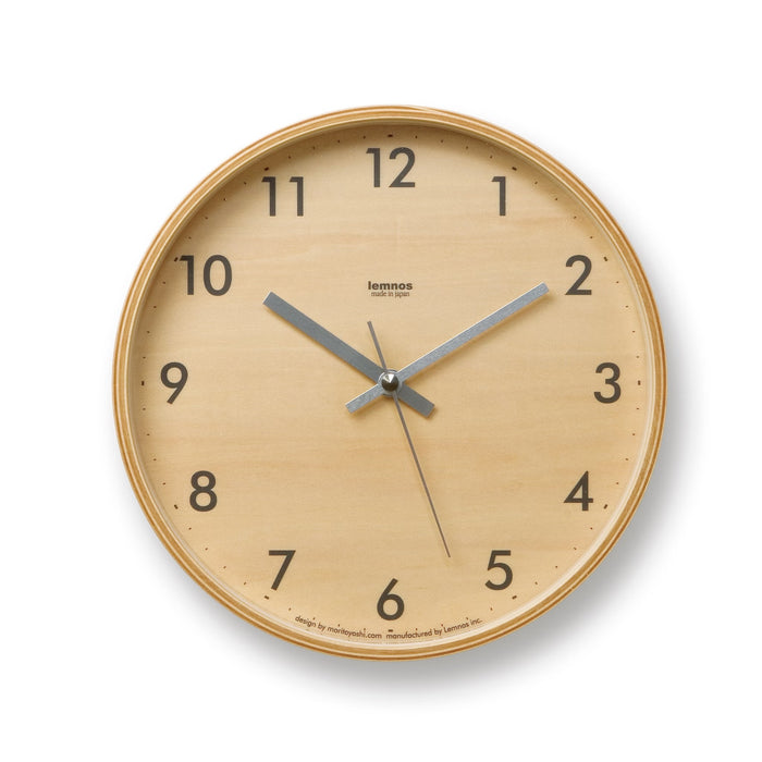 Lemnos Plywood S 時鐘 / 壁鐘