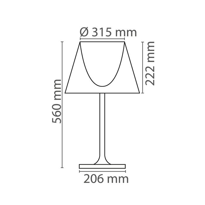 Flos Ktribe T1 Glass Table Lamp Ktribe 桌燈 (小 / 玻璃燈罩)