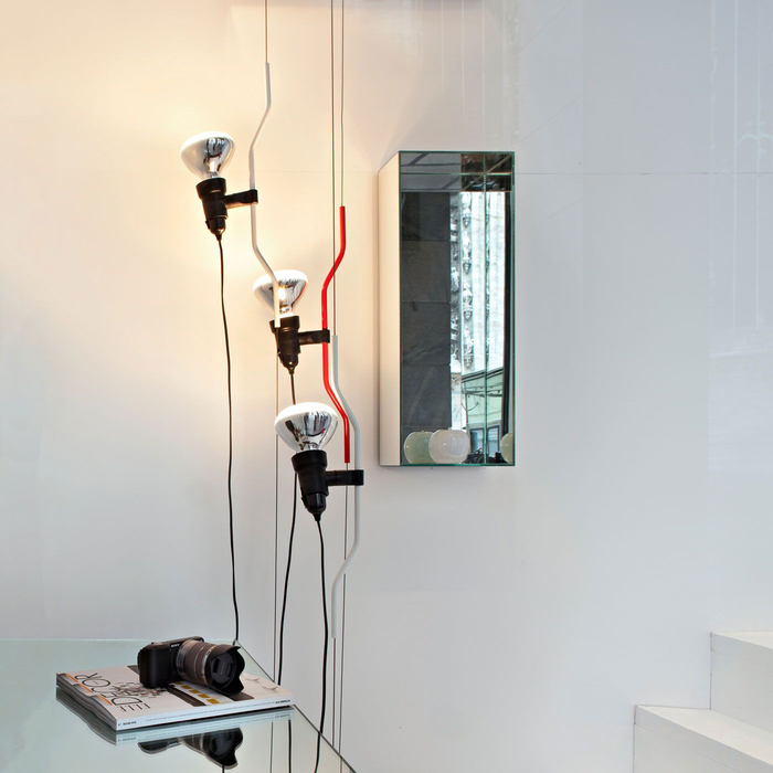 義大利吊燈 — Flos 括號系列懸掛式吊燈 Parentesi Suspension Lamp 義大利進口燈具 50週年紀念