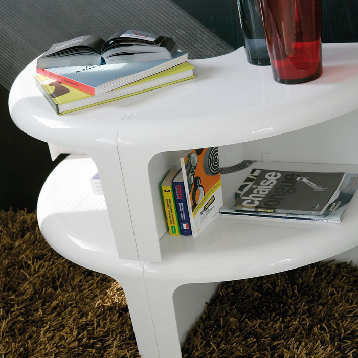義大利茶几 ｜B-Line 4/4 流線經典系列 圓弧咖啡桌 / 立式書架 Multi-Functional Coffee Table / Bookcase 