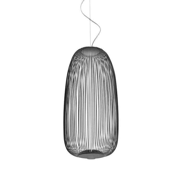 Foscarini Spokes 1 Suspension Lamp 線條織籠吊燈 (高挑造型款)