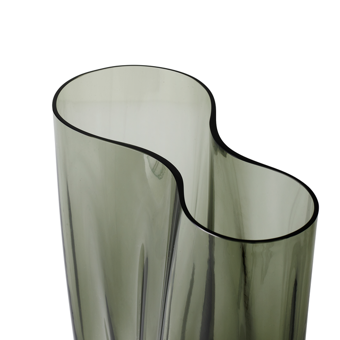 北歐花器花瓶｜Audo 浪花造型花瓶 Aer Glass Vase 北歐丹麥家飾推薦 Menu