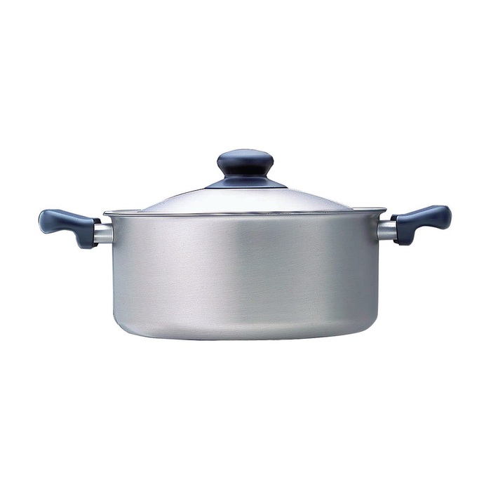 Sori Yanagi Stainless Steel Shallow Pan Premium 不鏽鍋三層鋼雙耳淺鍋 (Ø22 cm / 附蓋)