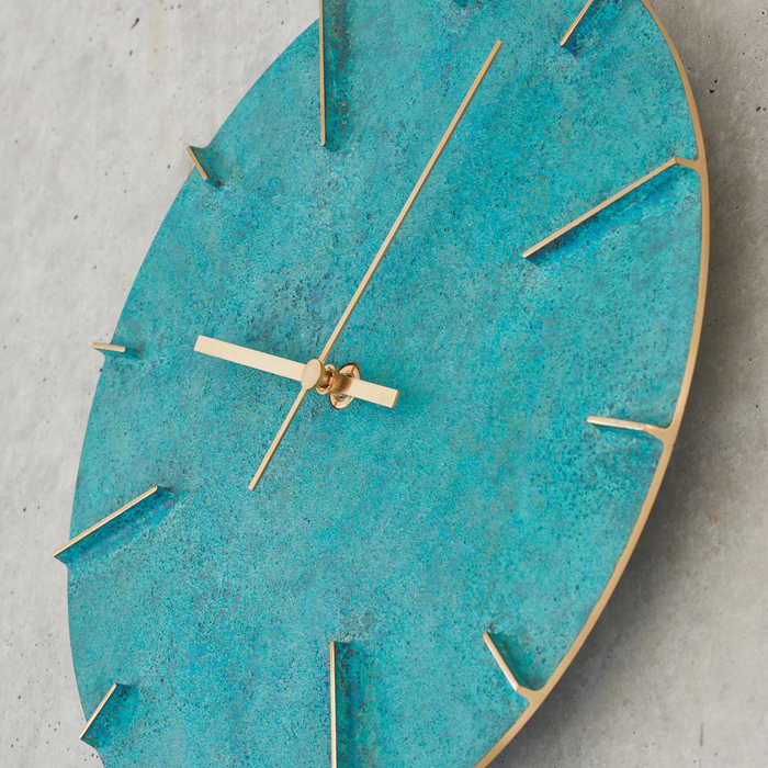Lemnos Quaint Wall Clock 斑斕青銅壁鐘 (Ø25 cm)