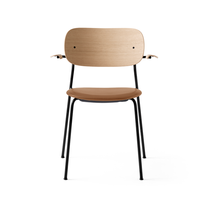北歐進口餐椅｜Audo 柯爾餐椅 Co Armchair Chair with Leather Seat 北歐丹麥傢具推薦 Menu