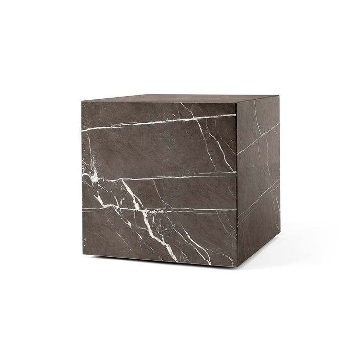 北歐邊桌｜Audo 大理石方塊邊桌 Plinth Cubic Marble Side Table 北歐丹麥咖啡桌傢具推薦 Menu