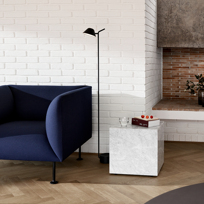 北歐邊桌｜Audo 大理石方塊邊桌 Plinth Cubic Marble Side Table 北歐丹麥咖啡桌傢具推薦 Menu