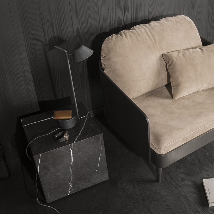 北歐邊桌｜Audo 大理石方塊邊桌 Plinth Cubic Marble Side Table 北歐丹麥咖啡桌傢具推薦 Menu