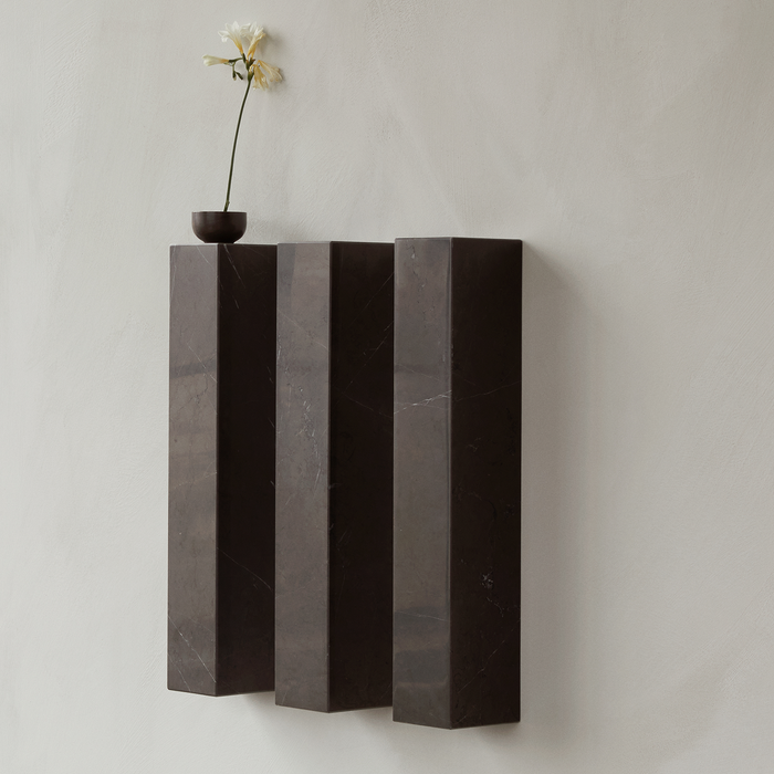 北歐收納層架｜Audo 大理石方塊壁面收納架 Plinth Marble Shelf 北歐丹麥收納層架推薦