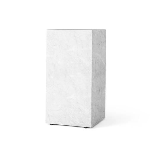 北歐邊桌｜Audo 大理石方塊邊桌 Plinth Cubic Marble Side Table 北歐丹麥咖啡桌傢具推薦 Menu