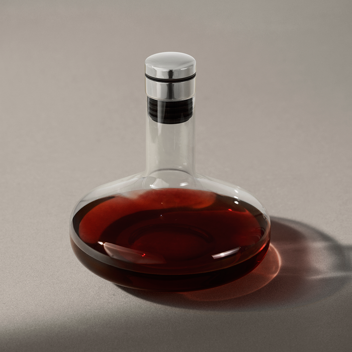 紅酒醒酒器｜呼吸式醒酒瓶 Wine Breather Carafe, Deluxe 北歐丹麥酒器推薦 Menu