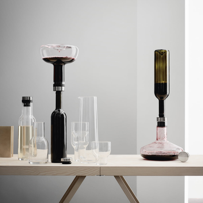 紅酒醒酒器推薦｜Audo 呼吸式醒酒瓶 Wine Breather Carafe 北歐丹麥酒器推薦 Menu