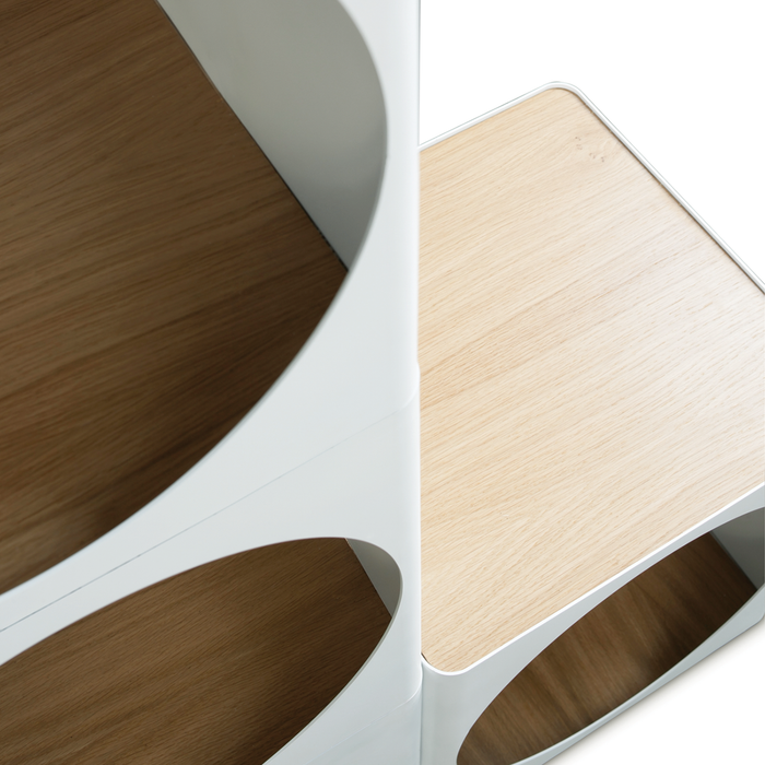 義大利收納推車 B-Line 圈圈雜誌收納台 / 床頭櫃 Ring Storage Trolly System / Side Table