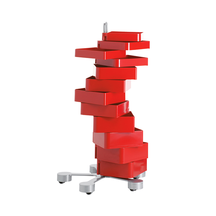 義大利收納推車｜B-Line 迴旋階梯 12 層 收納系統 / 收納櫃 Spinny Versatile Drawer System 