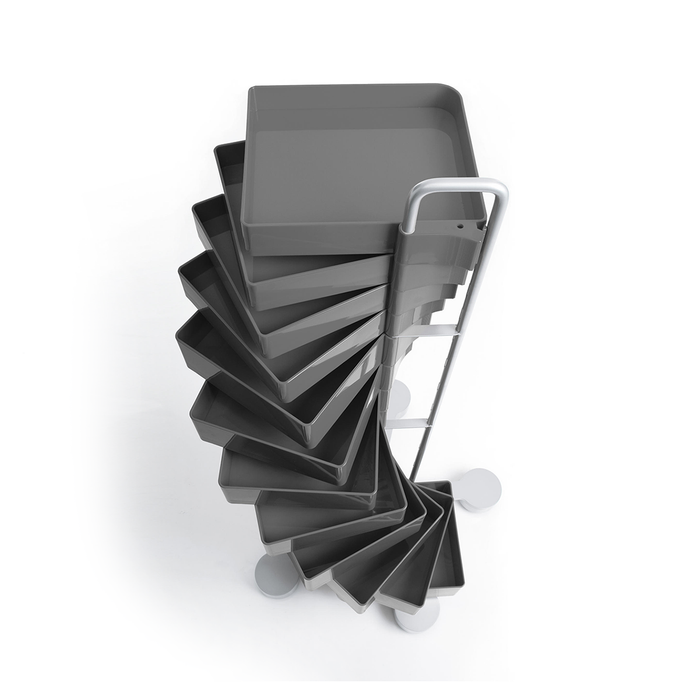 義大利收納推車｜B-Line 迴旋階梯 12 層 收納系統 / 收納櫃 Spinny Versatile Drawer System 