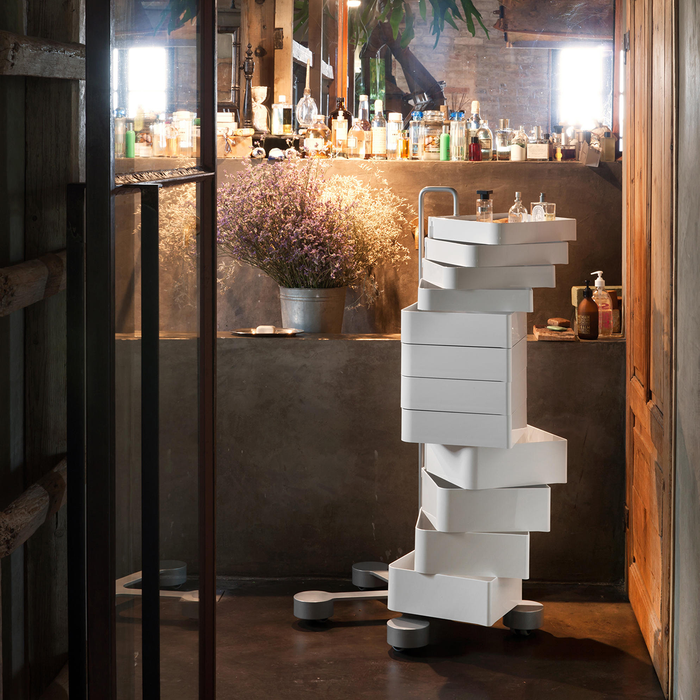 義大利收納推車｜B-Line 迴旋階梯 12 層 收納系統 / 收納櫃 Spinny Versatile Drawer System 