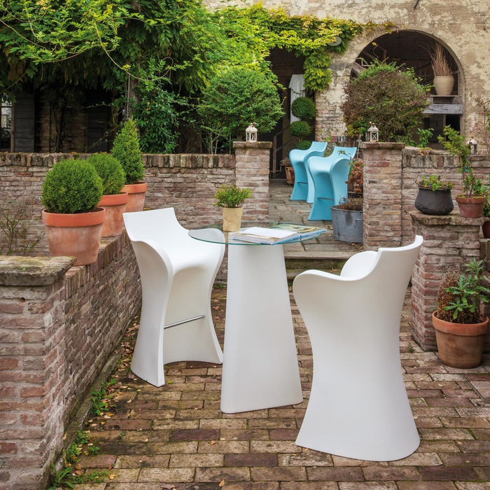 義大利進口傢具｜B-Line Woopy Barstool 彩色斗篷高腳椅