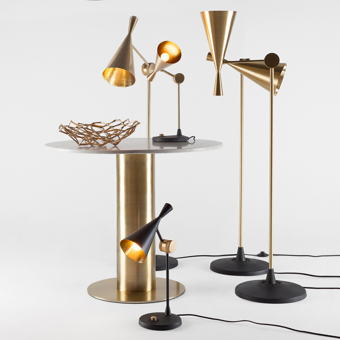 歐洲進口燈飾｜Tom Dixon 手敲系列桌燈 Beat Table Lamp 英國進口燈具傢具品牌