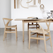 北歐進口餐椅｜Carl Hansen & Son  Y 字椅 CH24 Wishbone Chair