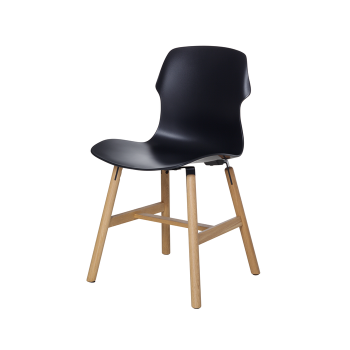 義大利進口餐椅｜Casamania 雪倫餐椅 (實木椅腳款) Stereo Dining Chair Wooden Base