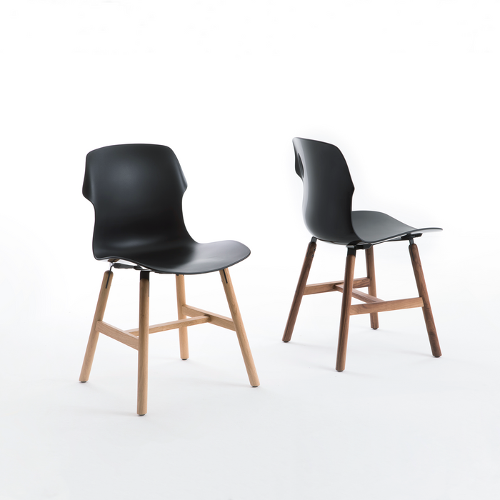 義大利進口餐椅｜Casamania 雪倫餐椅 (實木椅腳款) Stereo Dining Chair Wooden Base