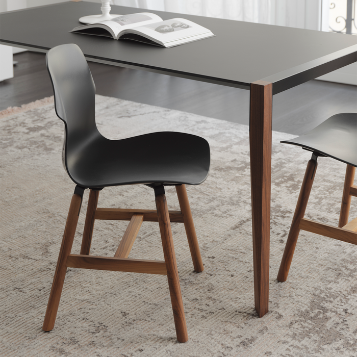 義大利進口餐椅｜Casamania 雪倫餐椅 (實木椅腳款) Stereo Dining Chair Wooden Base