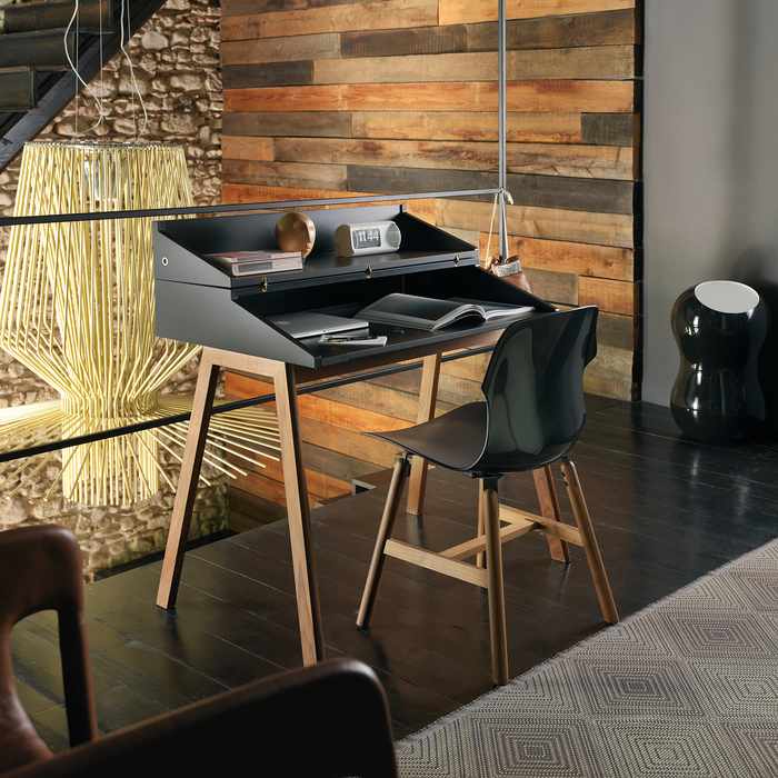 義大利進口餐椅｜Casamania 雪倫餐椅 (實木椅腳款) Stereo Dining Chair Wooden Base