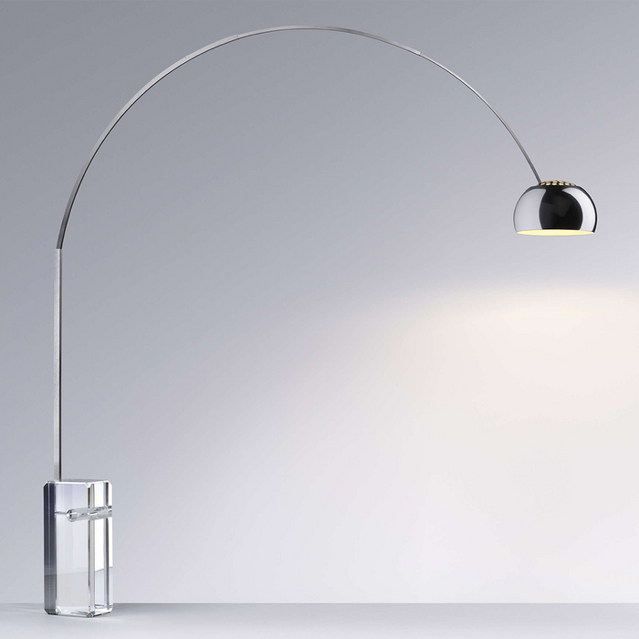 義大利立燈 — Flos 雅珂系列大理石經典版 Arco K 2022 Floor Lamp 義大利經典設計燈具 水晶限定版