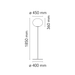 Flos Glo-Ball F3 Floor Lamp 雪球立燈 (H185 cm) - 潤舍．生活家居 Luxury Life