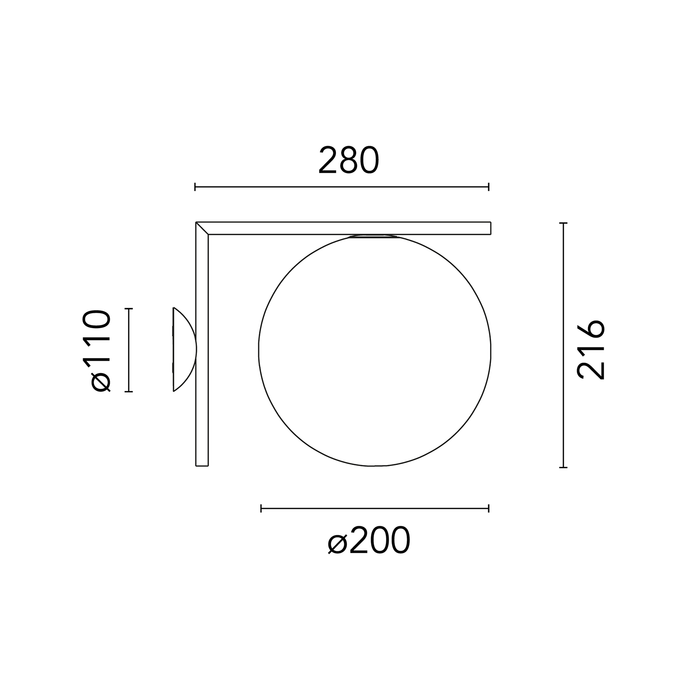 Flos IC Lights C/W 1 Outdoor 戶外壁燈 / 頂燈 Flos - 潤舍．生活家居 Luxury Life