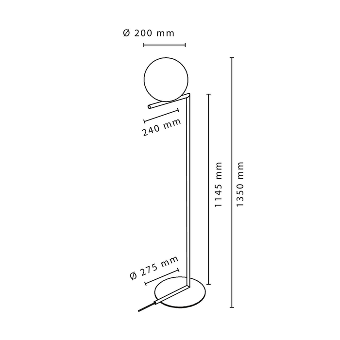 義大利進口立燈 — Flos IC Light 恆星立燈｜義大利燈具名品 Flos 總代理：潤舍・生活家居