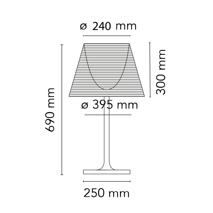 Flos Ktribe T1 Table Lamp Ktribe 桌燈 (大 / 經典燈罩) - 潤舍．生活家居 Luxury Life