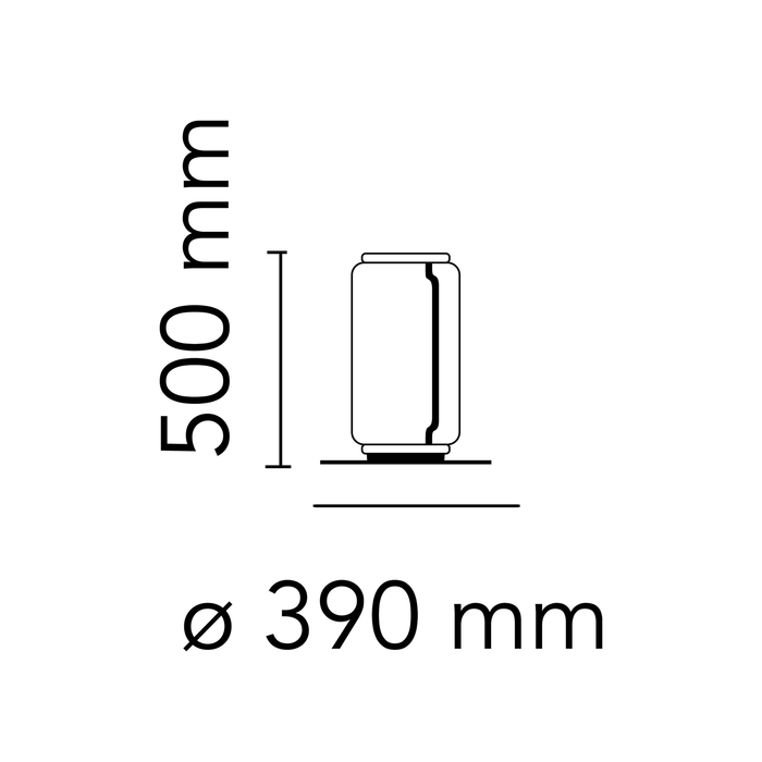 Flos Noctambule 立燈 (1 Low Cylinder Small Base) Flos - 潤舍．生活家居 Luxury Life