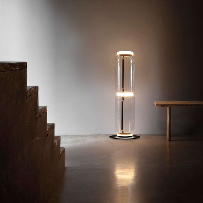 Flos Noctambule 立燈 (2 High Cylinders Small Base) Flos - 潤舍．生活家居 Luxury Life